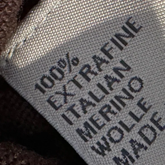 Hermes Quarter Button Neck Cashmere & Wool Jumper Mens L - Picture 15 of 16